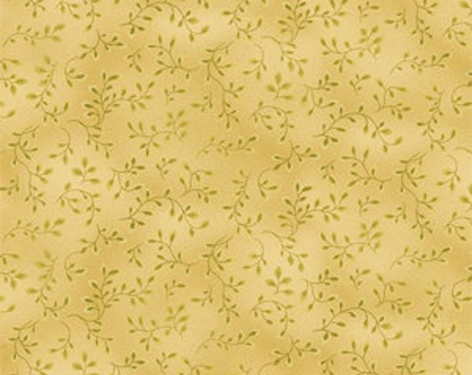 Folio Light Green Fabric Yardage, Color Principle Studio, Henry Glass, Cotton Quilt Fabric, Floral Fabric