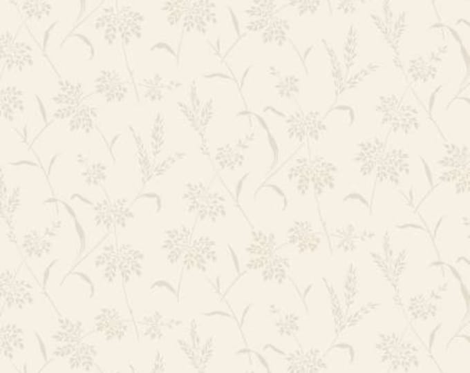 Remnant 2/3-Yard Steelworks Cream Rolled Steel Fabric Yardage, Timeworn Toolbox Designs, Marcus Fabrics, Cotton Quilt Fabric, Floral Fabric