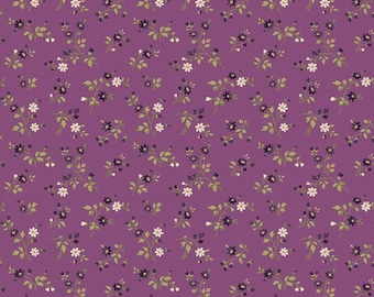 Anne of Green Gables 2023 Stems Orchid Fabric Yardage, RBF Collection, Riley Blake Desings, Cotton Quilt Fabric, Floral Fabric
