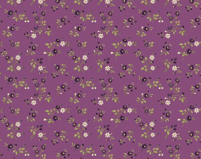 Anne of Green Gables 2023 Stems Orchid Fabric Yardage, RBF Collection, Riley Blake Desings, Cotton Quilt Fabric, Floral Fabric