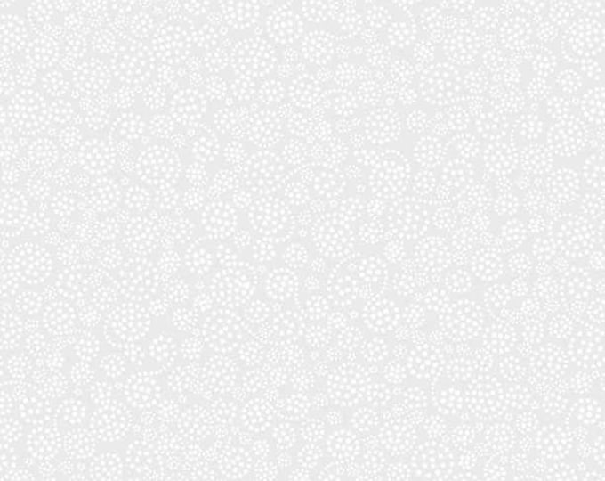 Sparkles White on White Cotton Fabric Yardage, Wilmington Prints