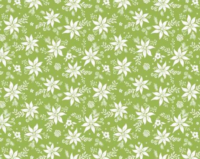 Winter Wonder Tonal Clover Fabric Yardage, Heather Peterson, Riley Blake Designs, Cotton Quilt Fabric, Winter Fabric