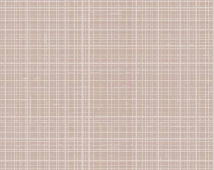 Flowers and Feathers Light Taupe Texture Fabric Yardage, Sillier Than Sally Collection, P & B Textiles, Cotton Quilt Fabric, Floral Fabric