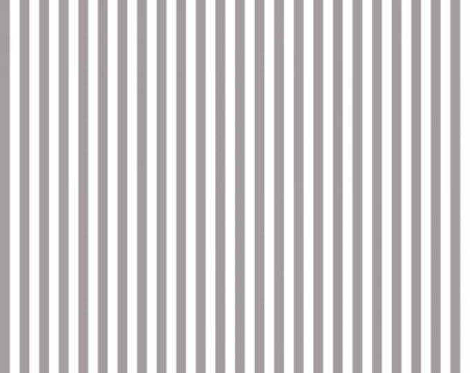 Stripes 1/4 Inch Color Gray Stripe Fabric Yardage, Riley Blake Designs, Riley Blake, Cotton Quilt Fabric