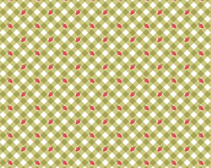 Farm Girls Unite Green Tomboy Fabric Yardage, Poppie Cotton, Cotton Quilt Fabric, Floral Fabric