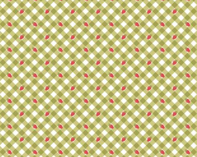 Farm Girls Unite Green Tomboy Fabric Yardage, Poppie Cotton, Cotton Quilt Fabric, Floral Fabric