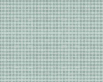 Blessed by Nature Blue Gingham Fabric Yardage, Lisa Audit, Wilmington Prints, Cotton Quilt Fabric, Gingham Fabric