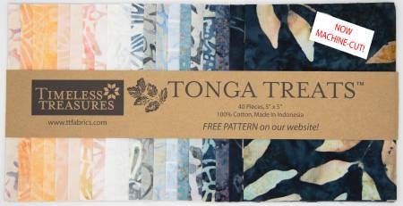 Horizon 5-Inch Squares Charm Pack Precut Fabric, Quilt Fabric, Batik  Fabric, 40 Pieces, Tonga Batik, Timeless Treasures.