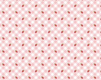 Farm Girls Unite Pink Tomboy Fabric Yardage, Poppie Cotton, Cotton Quilt Fabric, Floral Fabric