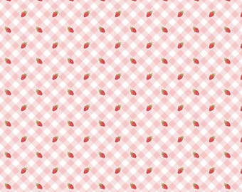 Farm Girls Unite Pink Tomboy Fabric Yardage, Poppie Cotton, Cotton Quilt Fabric, Floral Fabric