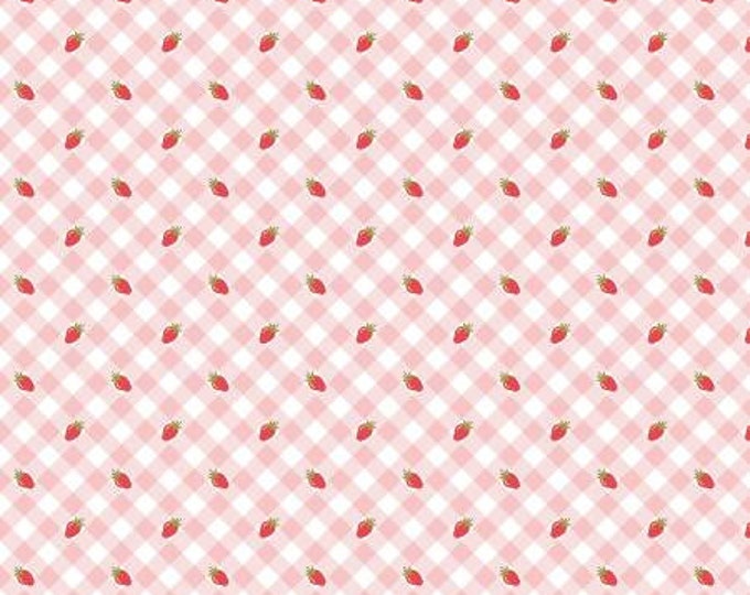 Farm Girls Unite Pink Tomboy Fabric Yardage, Poppie Cotton, Cotton Quilt Fabric, Floral Fabric