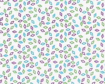 FLH-20294-14 Wildflowers Geometric Natural Fabric Yardage, Debbie Beaves, Robert Kaufman, Cotton Quilt Fabric, Floral Fabric