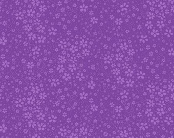Geisha Girl Plum Hana Fabric Yardage, Michael Miller, Cotton Quilt Fabric, Floral Fabric