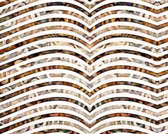 Paradox Wavy Stripe Cream Fabric Yardage, Dan Morris, Quilting Treasures, Cotton Quilting Fabric, Abstract Fabric