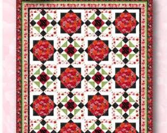Springtime Poppies Quilt Pattern, Tiffany Hayes, Needle in a Hayes Stack, Studio E