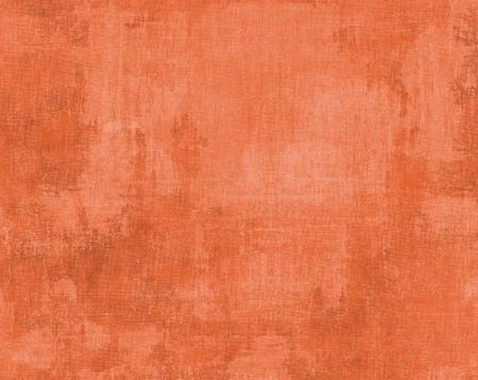 Essentials Basics Persimmon Dry Brush Autumn Fabric, Fall Fabric, Quilt Fabric, from Wilmington Prints Essentials.