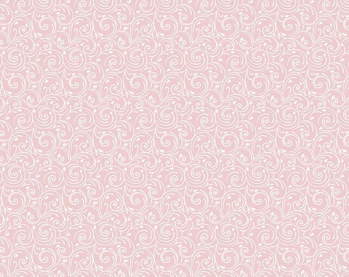 Falling in Love Swirls Blush Fabric Yardage, Dani Mogstad, Riley Blake Designs, Cotton Quilting Fabric