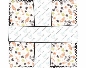 Flower Market 5 Inch Squares Charm Pack Precut Cotton Quilting Fabric, Floral Fabric, Botanical Fabric, 42 Pieces, Camelot Fabrics.