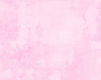 Remnant 1-1/2 Yards Essentials Basics Pale Pink Dry Brush Fabric Yardage, Cotton Quilting Fabric, Wilmington Prints Essentials
