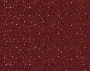 CareFree Burgundy Dream Dots Fabric Yardage, Michael Miller, Cotton Quilt Fabric, Dot Fabric