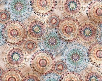 Palomino Bohemian Digital Cotton Quilting Fabric,, Bohemian Blends Digital, Hoffman Fabrics, Abstract Fabric