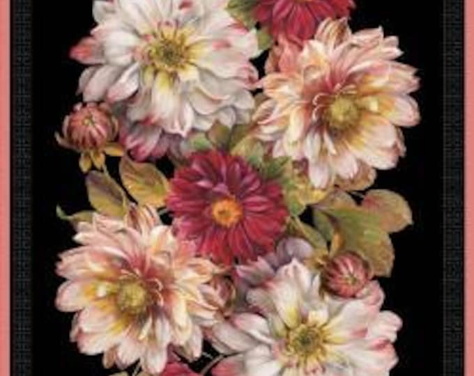 Rosewood Lane Multi Large Panel, 22-1/2" x WOF, Lisa Audit, Wilmington Prints, Cotton Quilt Fabric, Floral Fabric