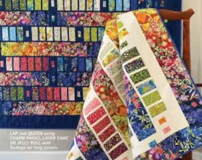 Bar Hop Quilt Pattern, Robin Pickens, Quilt Pattern, Precut Friendly