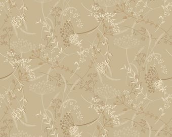 Linen Closet 2 Dandelion Fabric Yardage, Janet Rae Nesbitt, Henry Glass, Cotton Quilting Fabric, Floral Fabric