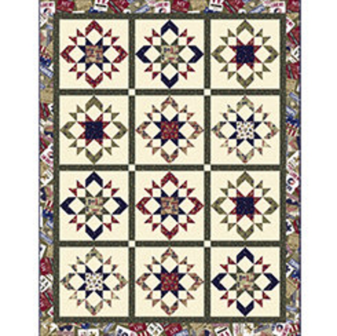 Love My Hero Quilt Kit Quilts of Valor Suitable Quilt Fabric Etsy