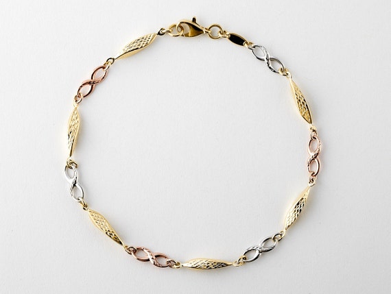 3/$15 Vintage Millefiori Multi Color Gold Bracelet | Gold bracelet,  Bracelets, Gold tone metal