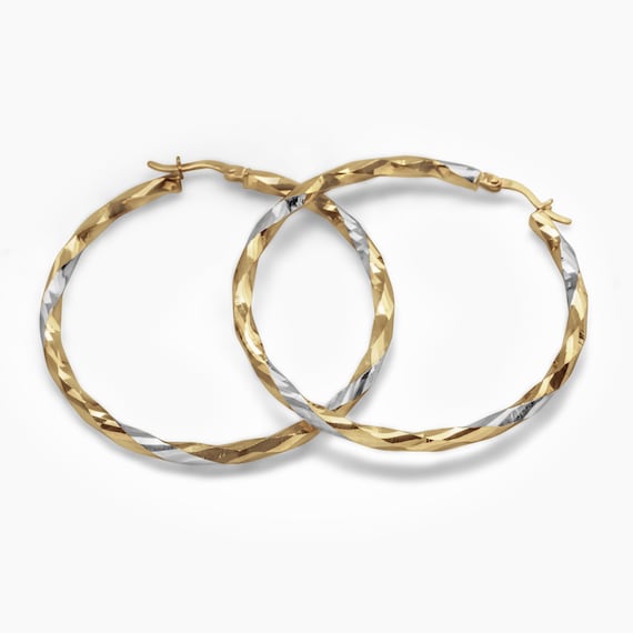 Etsy large hoop earrings hot sale