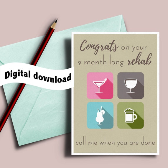 Printable Pregnancy Card Funny New Mom Card Baby Shower Etsy