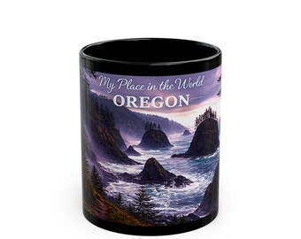 Oregon Mug – 50 States Collection USA – Travel Gift – State Lover Coffee Mug – 11oz Ceramic Mug