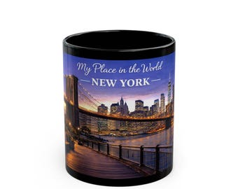 New York Mug – 50 States Collection USA – Travel Gift – State Lover Coffee Mug – 11oz Ceramic Mug