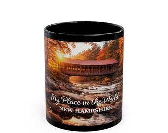 New Hampshire Mug – 50 States Collection USA – Travel Gift – State Lover Coffee Mug – 11oz Ceramic Mug