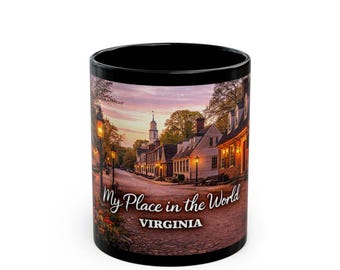 Virginia Mug – 50 States Collection USA – Travel Gift – State Lover Coffee Mug – 11oz Ceramic Mug