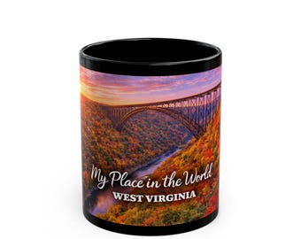 West Virginia Mug – 50 States Collection USA – Travel Gift – State Lover Coffee Mug – 11oz Ceramic Mug