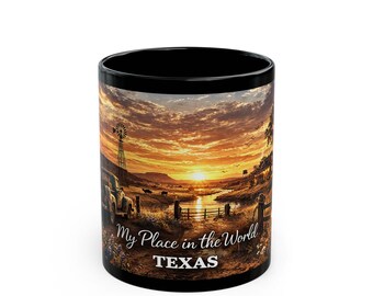 Texas Mug – 50 States Collection USA – Travel Gift – State Lover Coffee Mug – 11oz Ceramic Mug
