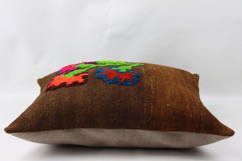 vintage pillow turkish rug rug pillow 20x20 inc 50x50 cm antique pillow kilim rug kilim pillow handmade pillow turkish kilim