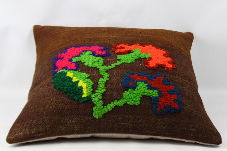 20x20 inc 50x50 cm vintage pillow rug pillow turkish rug turkish kilim kilim pillow kilim rug handmade pillow antique pillow