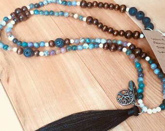 Fancy Jasper Aroma Therapy Mala