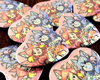Deltarune Kapitel 5 Anstecknadel - Mad Mew Mew / Rosa 5,5 cm