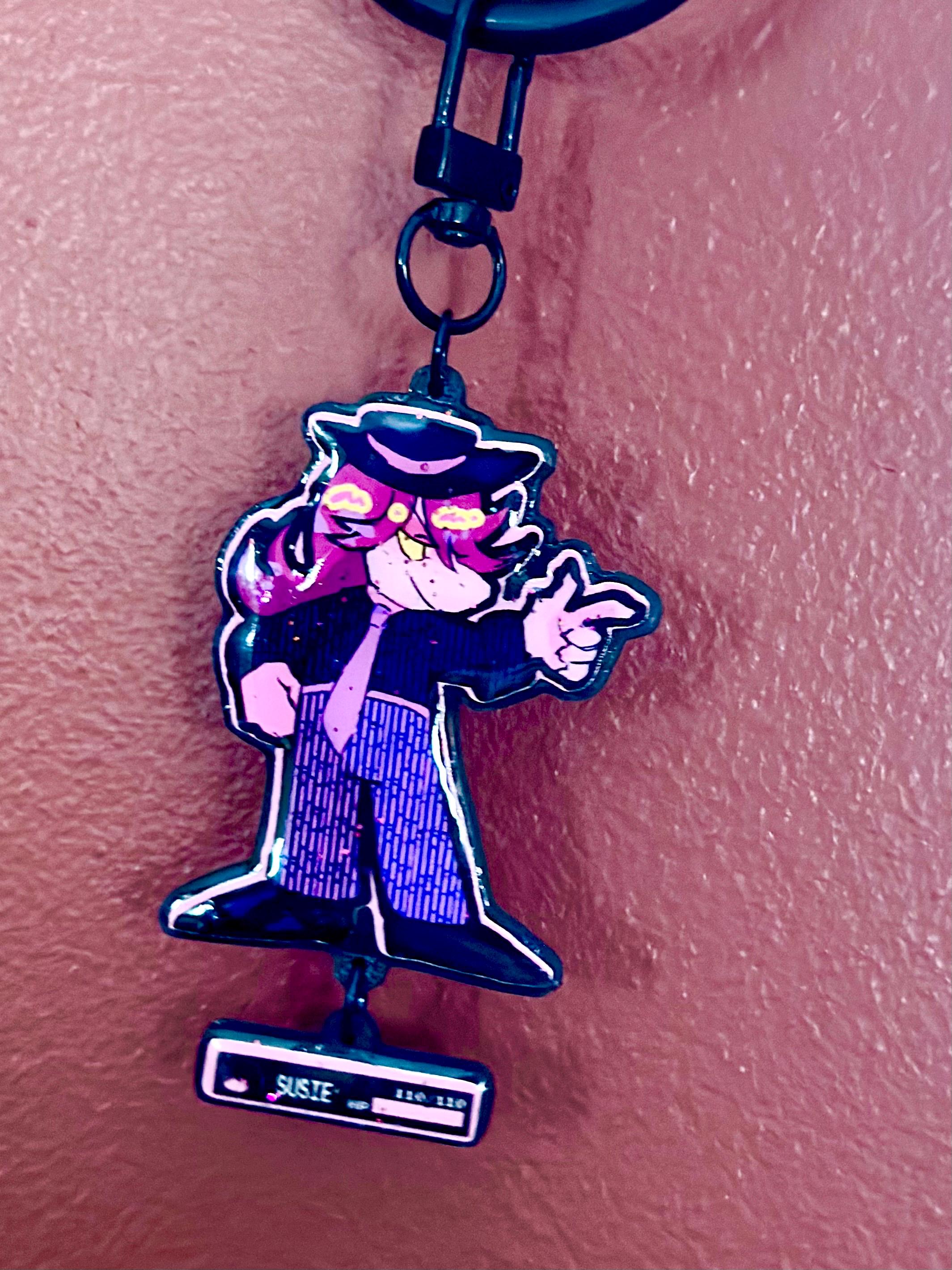 Delta Rune Gift Deltarune Keychain, Ralsei Kris Susie Charm, Anime Game Keychain, Resin ...