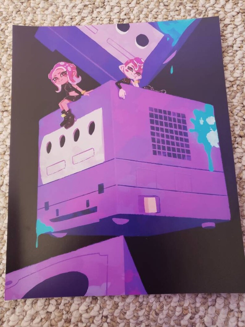 Splatoon 2 Octo Expansion Prints MATTE 8x10 - Etsy