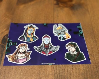 Wolf LINK and MIDNA Vinyl Decal from the Legend of Zelda Twilight