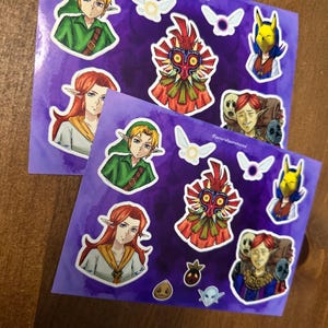 The Legend of Zelda Majoras Mask Stickers