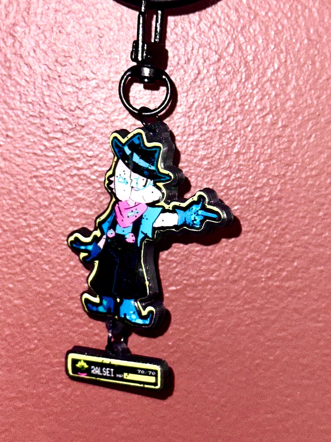 Delta Rune Gift Deltarune Keychain, Ralsei Kris Susie Charm, Anime Game Keychain, Resin ...