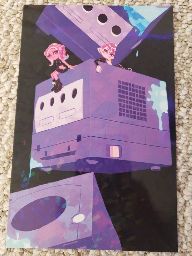 Splatoon 2 Octo Expansion Prints: HOLOGRAPHIC 5.5x8.5 - Etsy