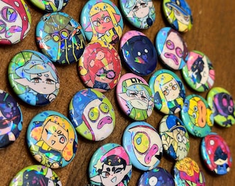 Splatoon 1-3 Story-Modus-Buttons [Holographisch]