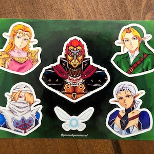 The Legend of Zelda Ocarina of Time Stickers